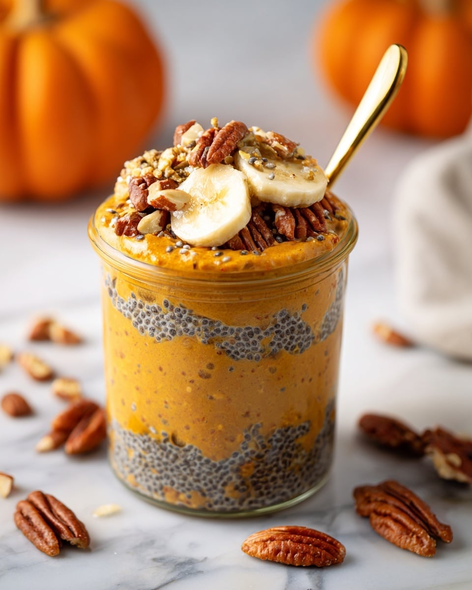 Pumpkin Pie Overnight Oats Recipe - Recipe Image
