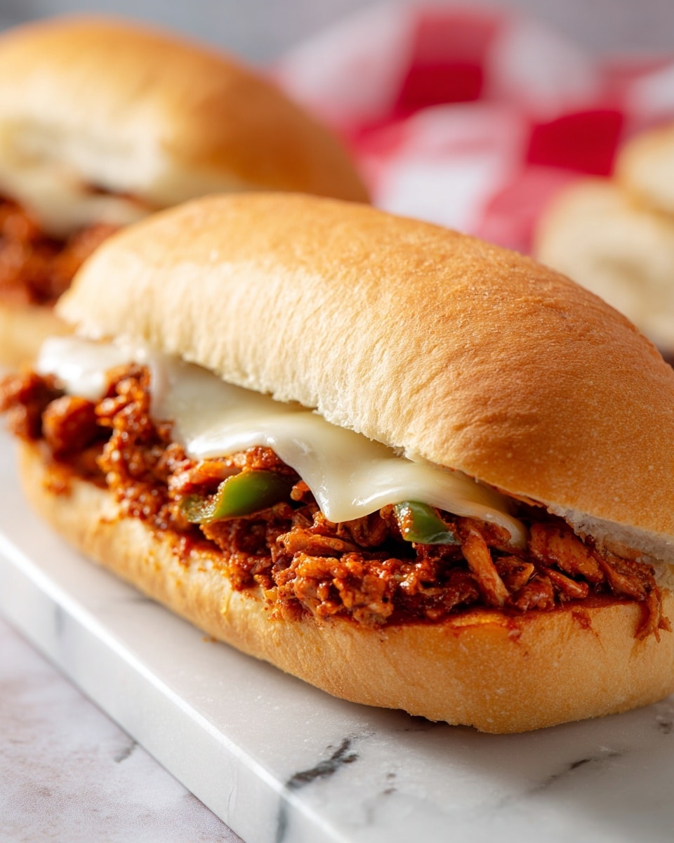 Philly Cheese Steak Sandwich with Mushrooms Recipe - Recipe Image