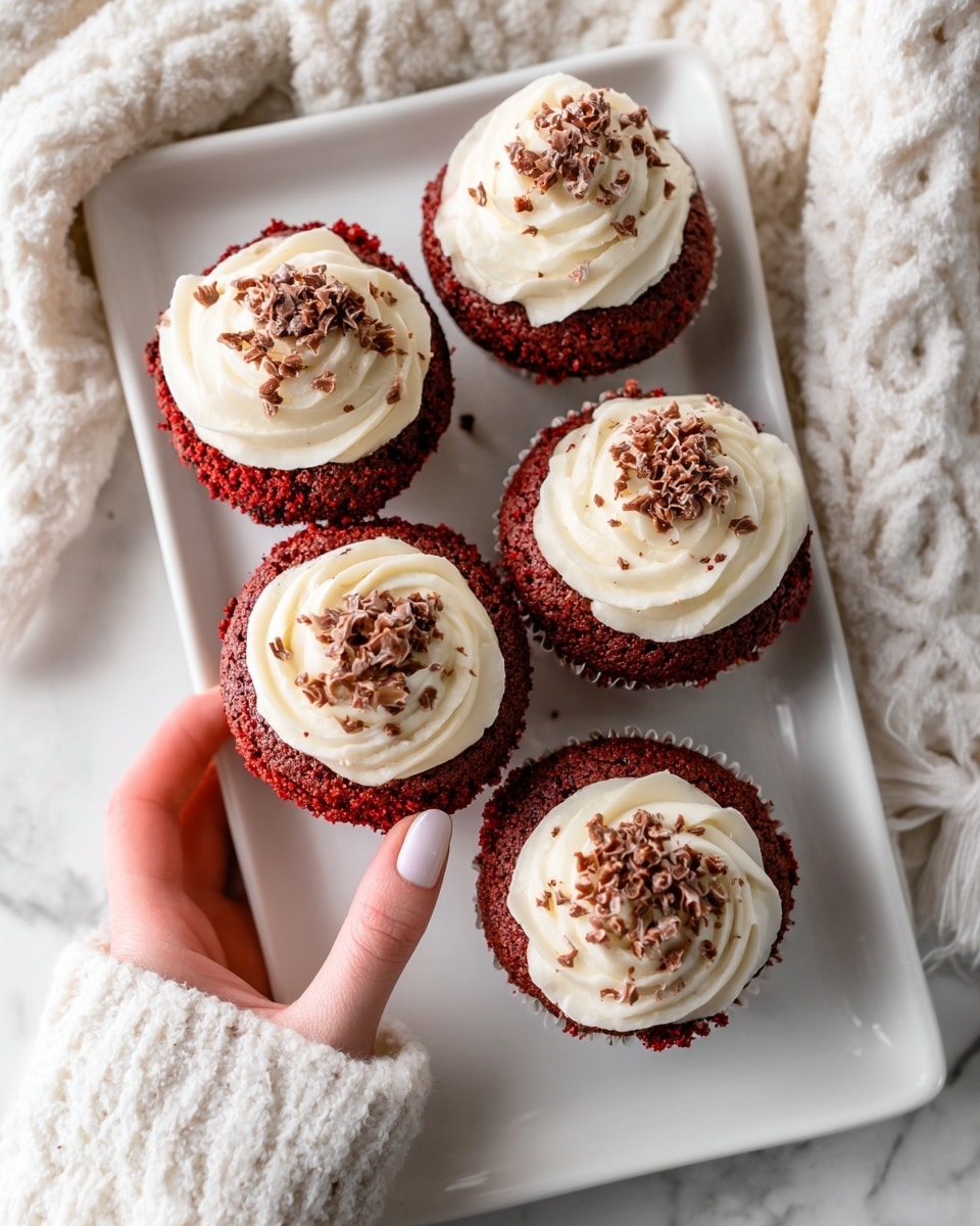Red Velvet Cheesecake Mini Pies Recipe - Recipe Image