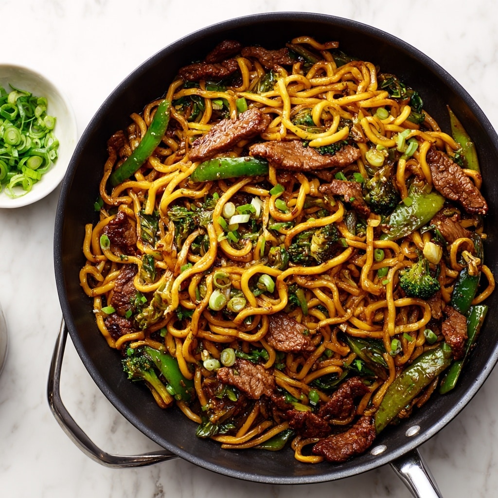 Sticky Beef Noodles Recipe