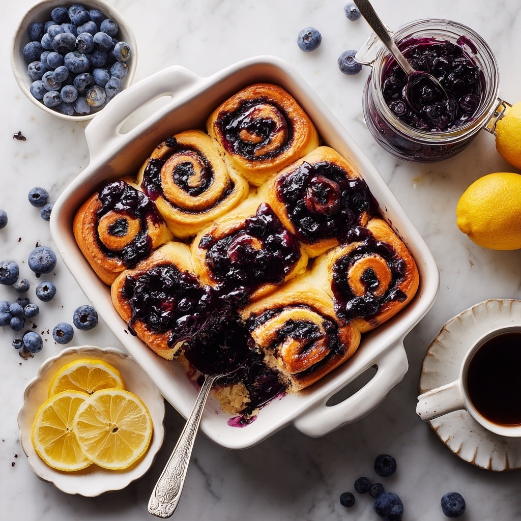 Blueberry Cinnamon Rolls Recipe - Recipe Image