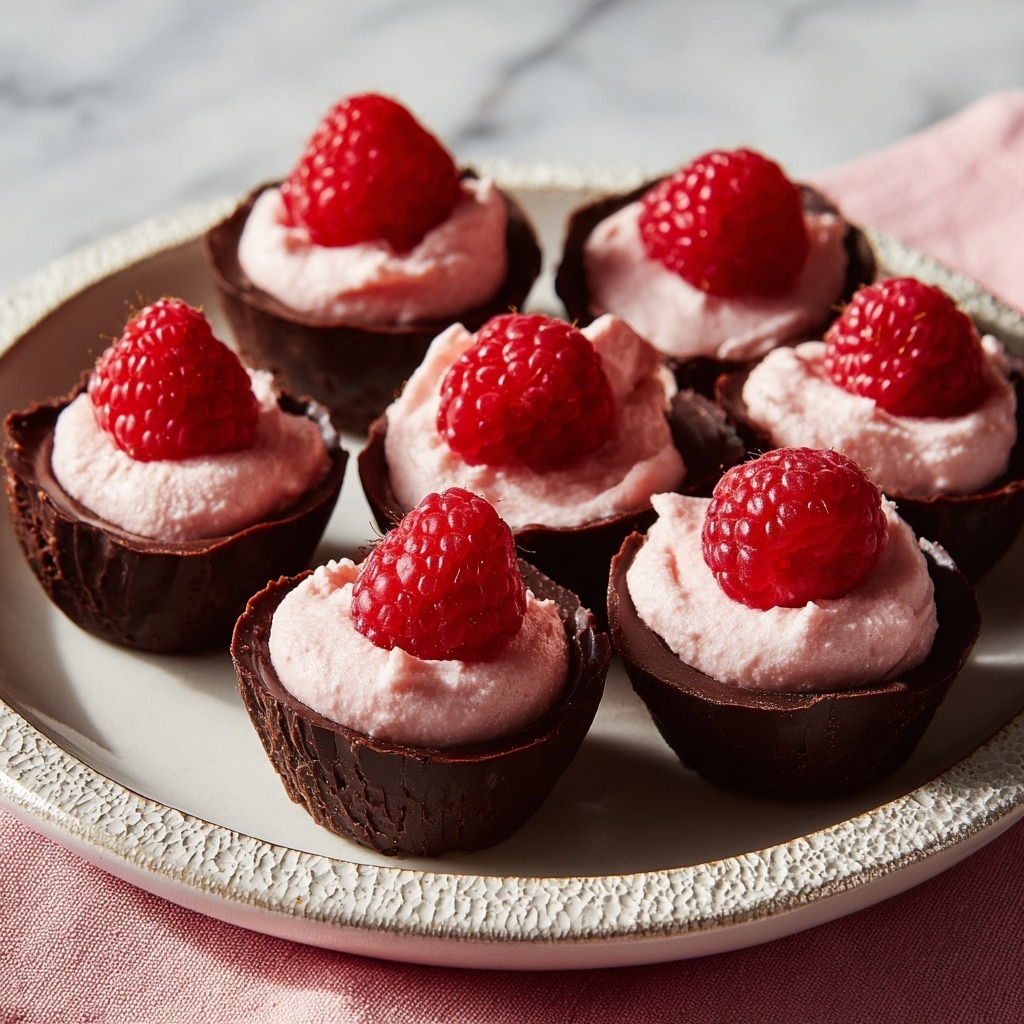 Chocolate Raspberry Mousse Bites Recipe - Recipe Image