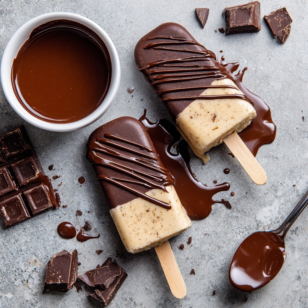 Chocolate Ice Cream Bars Recipe - Recipe Image