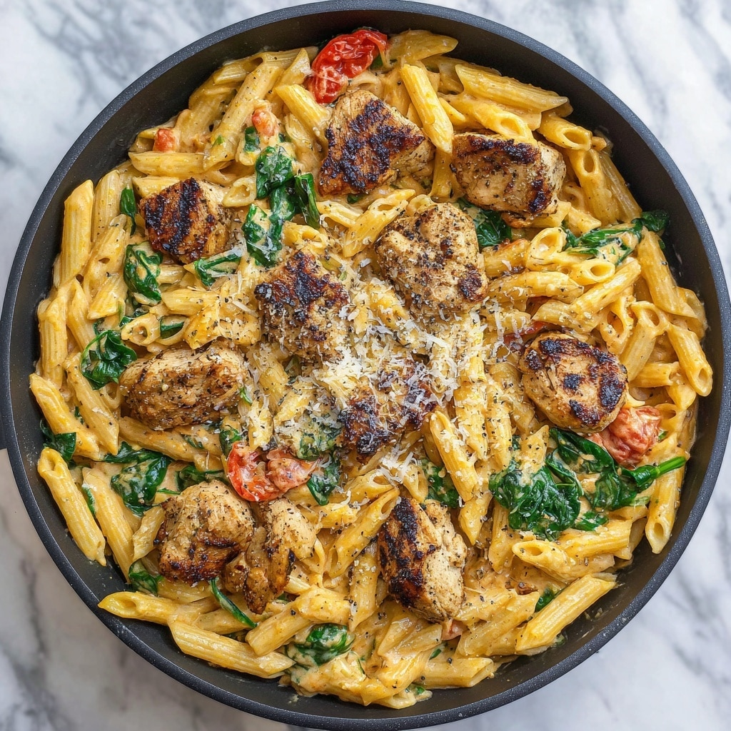 Marry Me Chicken Pasta with Spinach Recipe - Recipe Image
