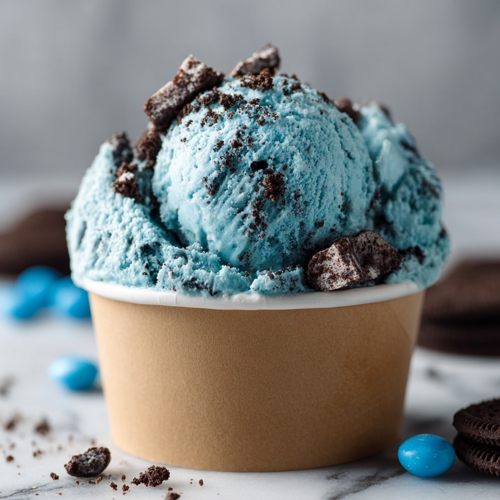 Cookie Monster Edible Cookie Dough Recipe - Recipe Image