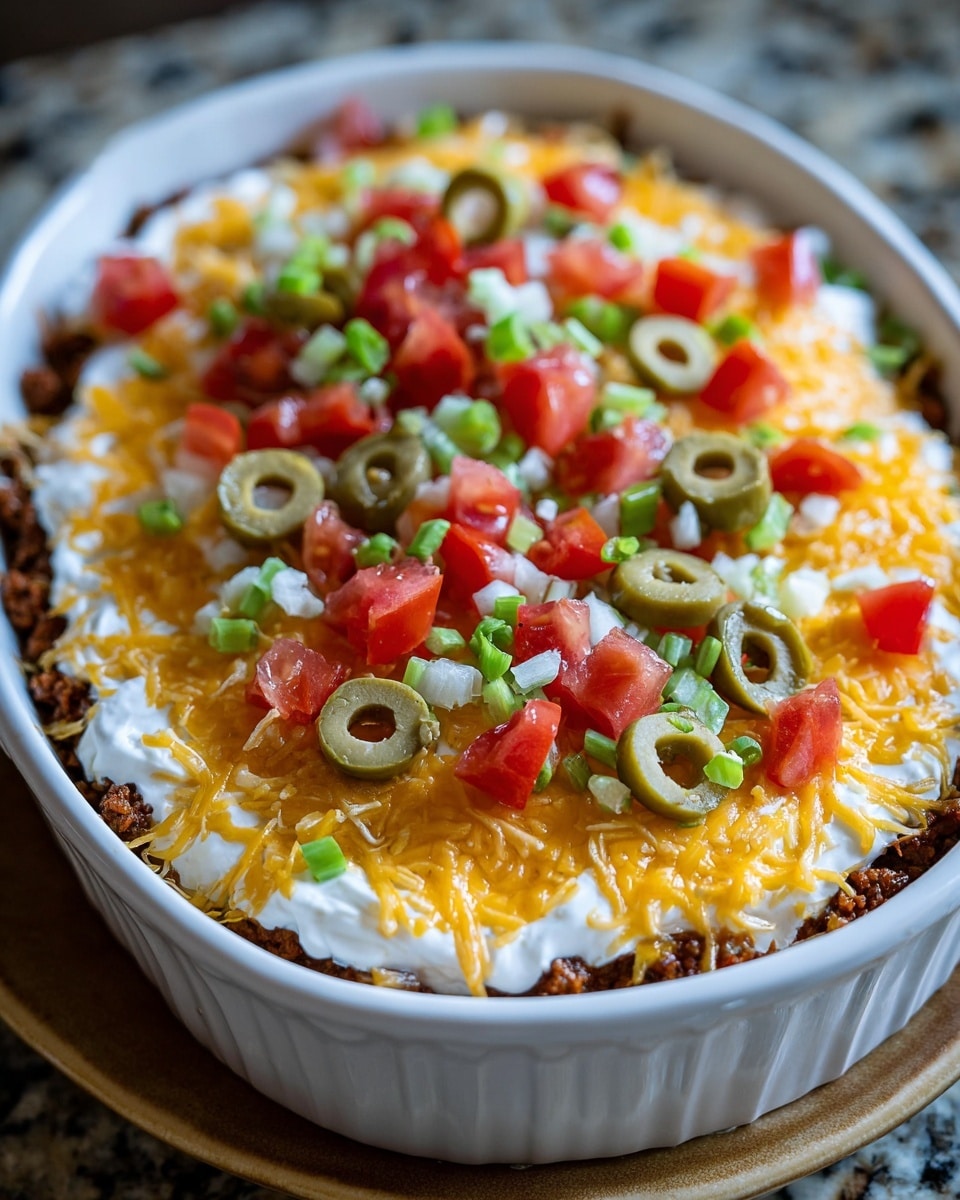 Baked Taco Dip Recipe - Recipe Image