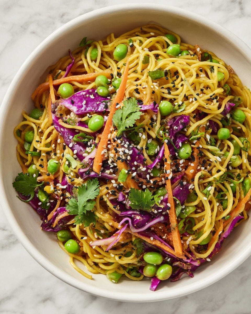 Crunchy Asian Ramen Noodle Salad Recipe - Recipe Image