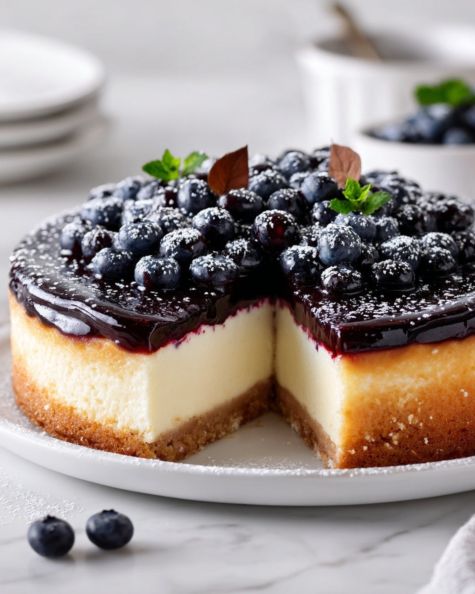 Blueberry Ricotta Pudding Cake Recipe - Recipe Image