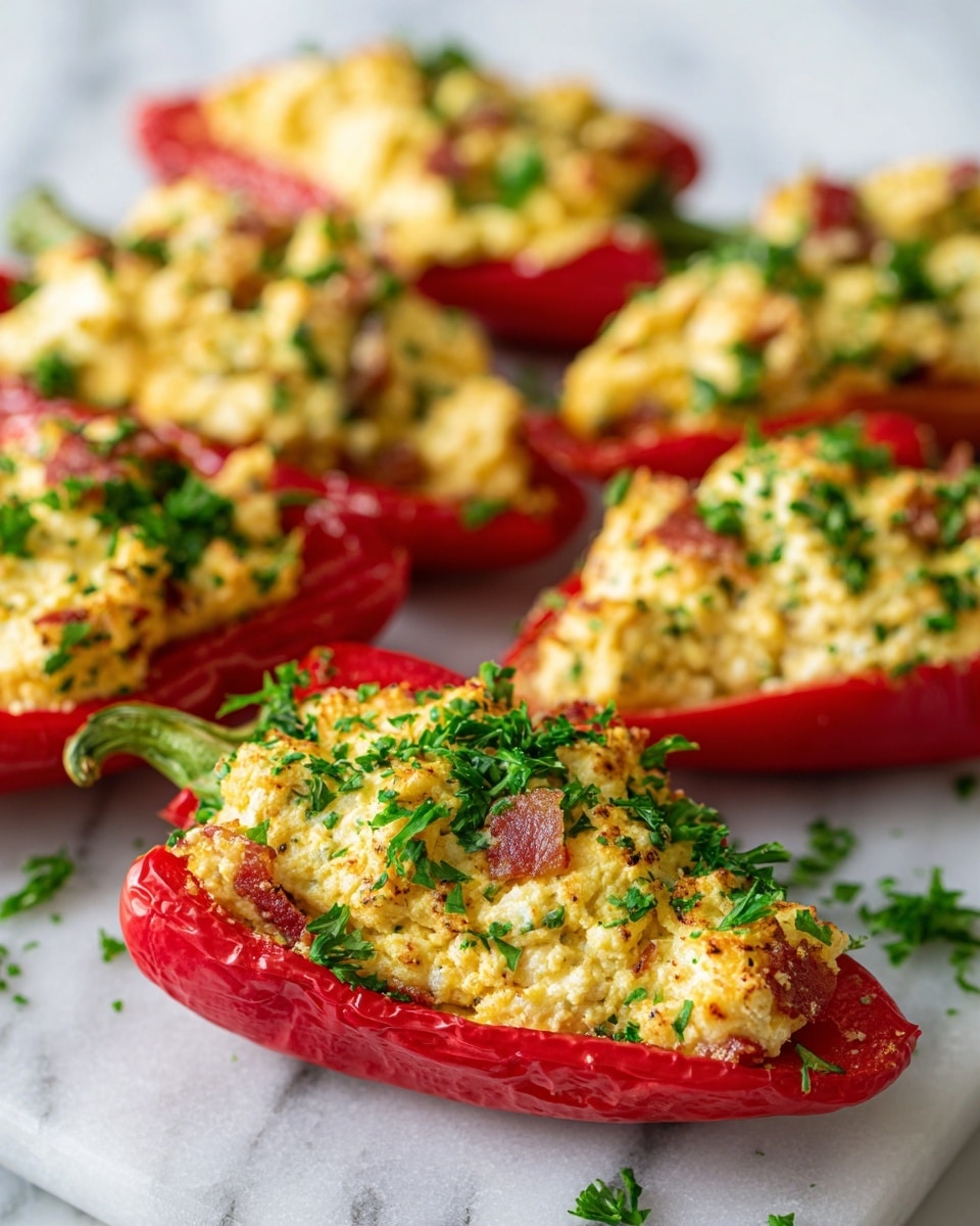 Pimento Cheese Stuffed Mini Peppers Recipe - Recipe Image