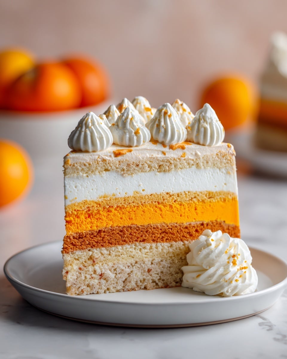 No Bake Orange Creamsicle Cheesecake Recipe - Recipe Image