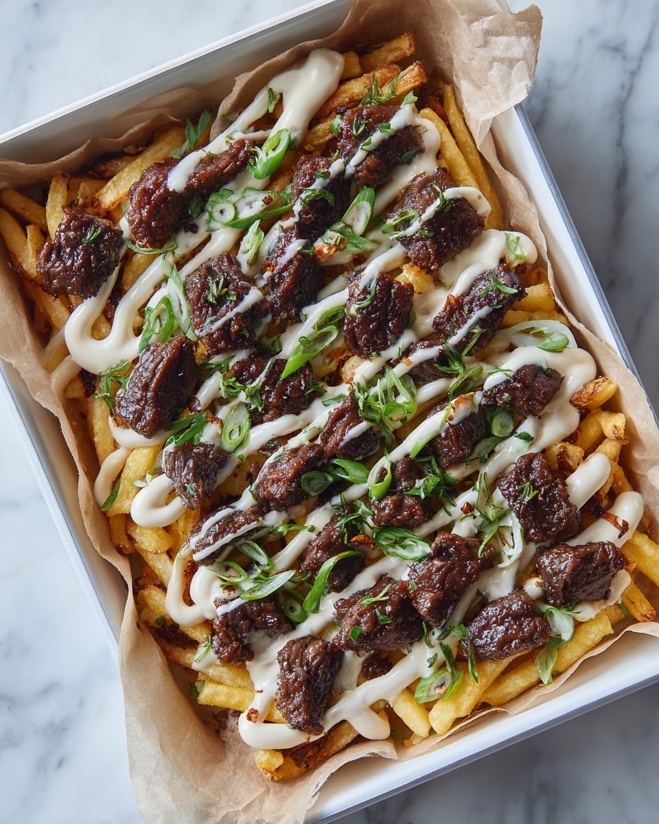 Cheesy Steak Fries Recipe - Recipe Image