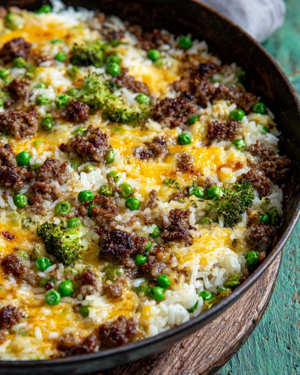 Cheesy Turkey Rice Recipe - Recipe Image