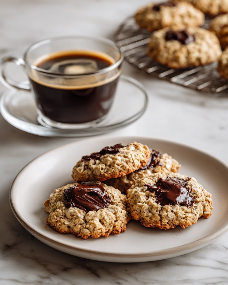 Chocolate Chip Espresso Oatmeal Cookies Recipe - Recipe Image