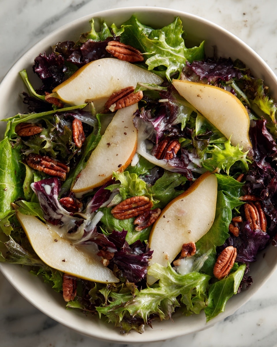Winter Salad with Pears and Pecans Recipe - Recipe Image