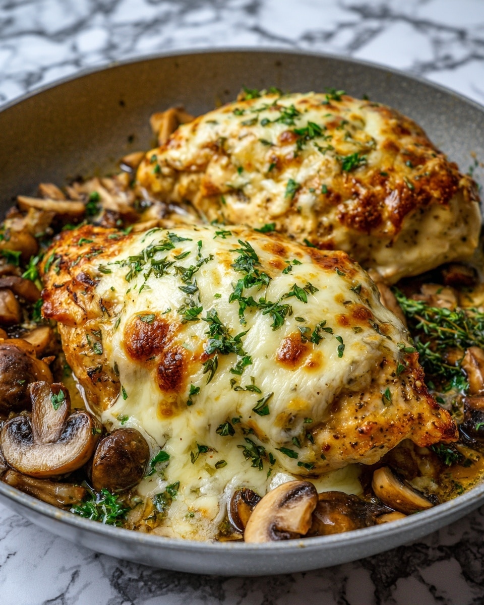 Healthy Mushroom Stuffed Chicken Breast Recipe - Recipe Image