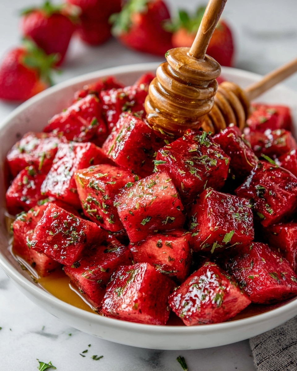 Strawberry Watermelon Salad: A Refreshing Summer Delight Recipe - Recipe Image