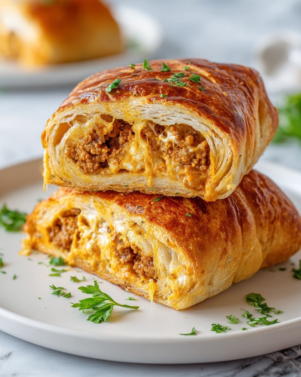 Cheeseburger Pockets Recipe - Recipe Image