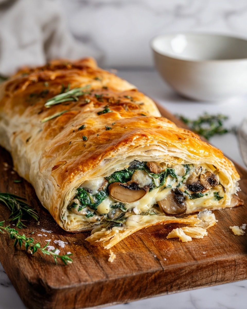 Savory Vegetable Strudel Recipe - Recipe Image