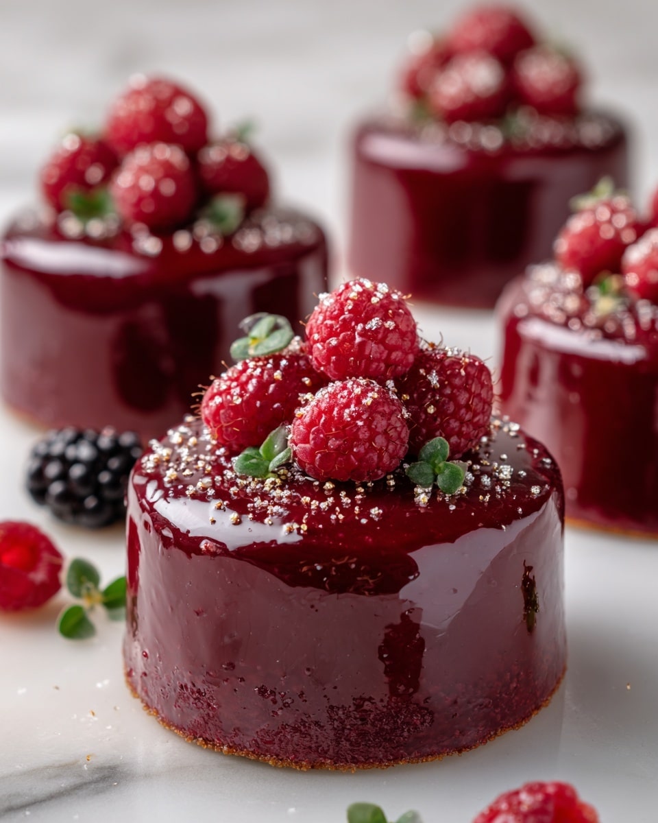 Chocolate-Enrobed Berry Gelée Delights Recipe - Recipe Image