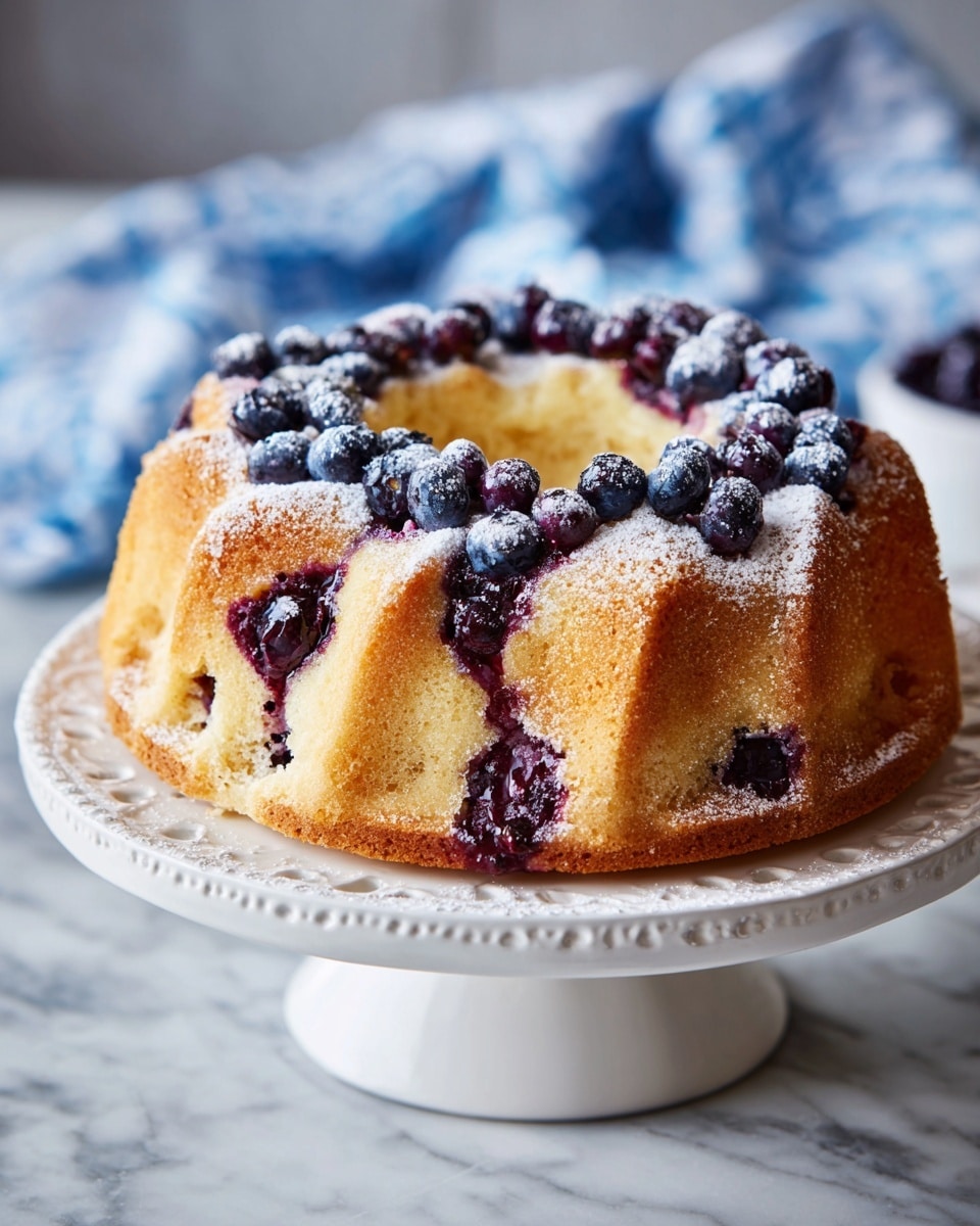 Blueberry Breakfast Cake Recipe - Recipe Image