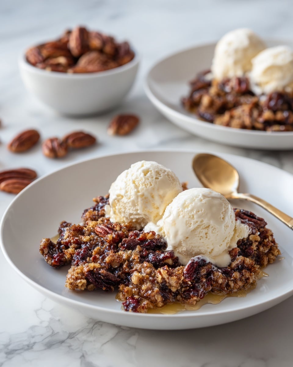 Pecan Pie Dump Cake (Crockpot) Recipe - Recipe Image