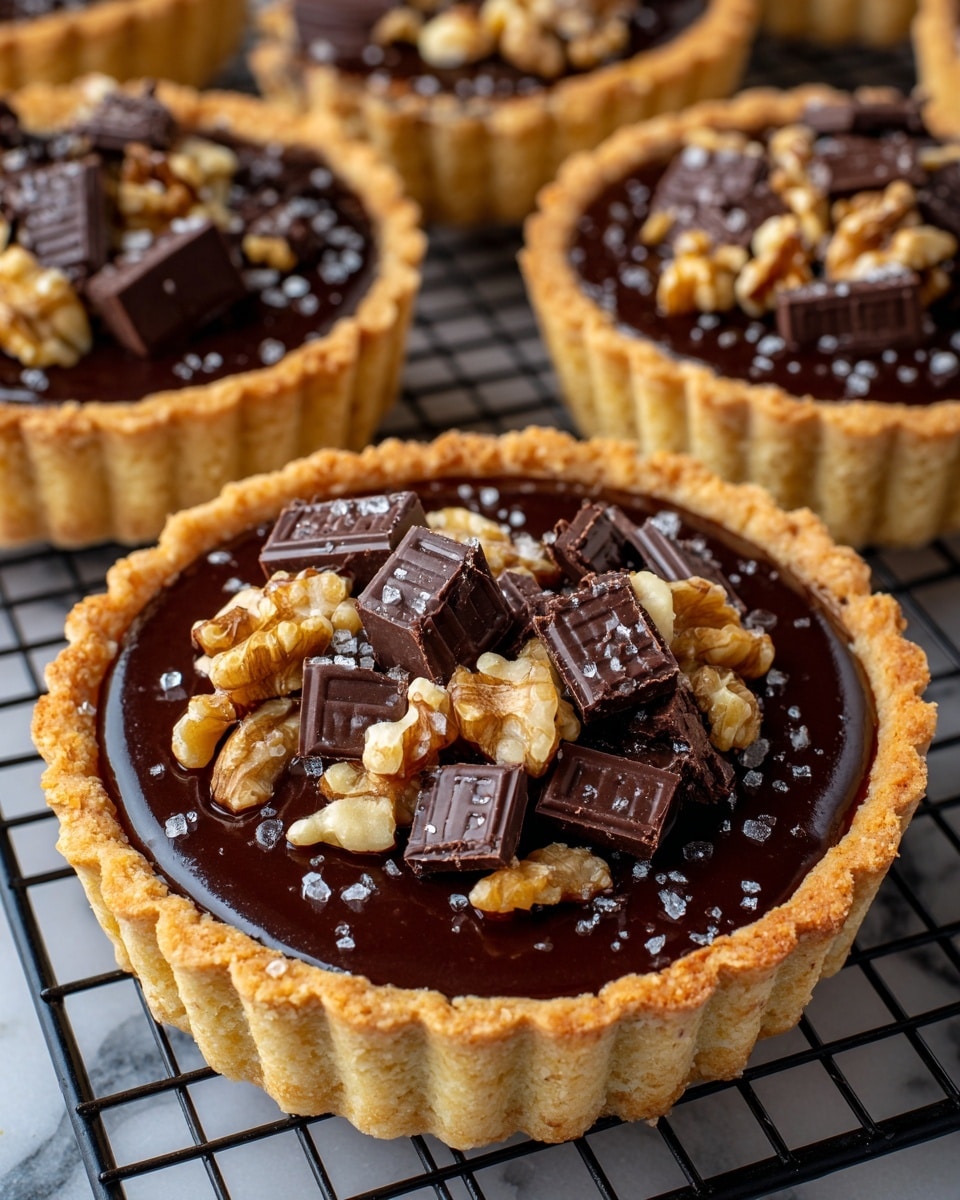 Butterfinger Caramel Crunch Mini Pies Recipe - Recipe Image