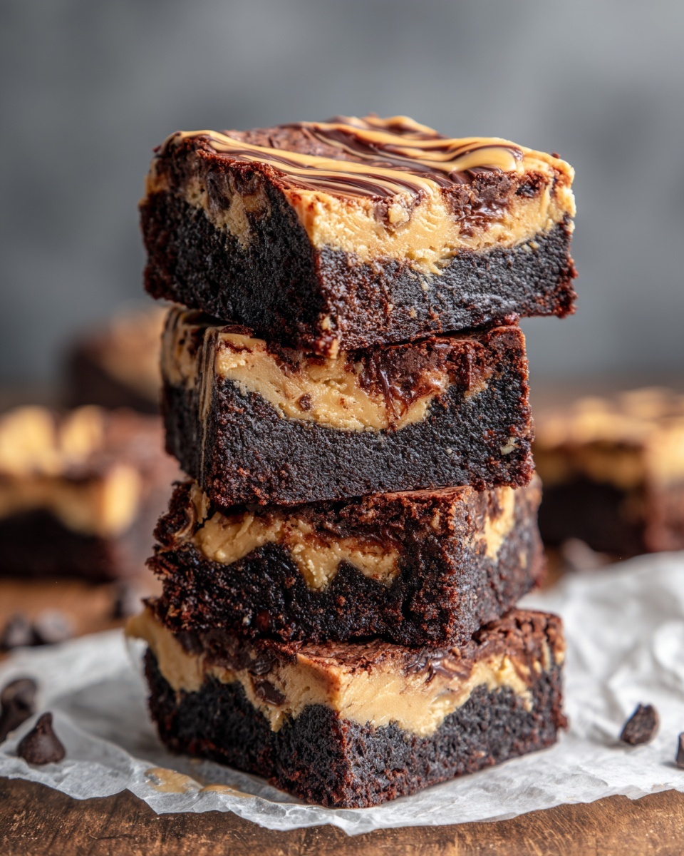 Peanut Butter Brownies with a Healthy Twist Recipe - Recipe Image