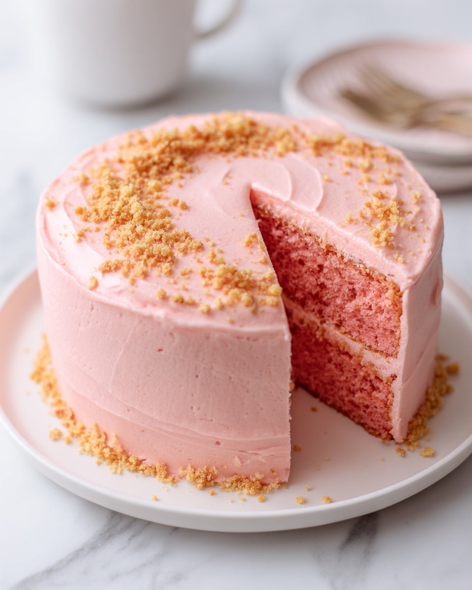 Strawberry Cheesecake Bundt Cake Recipe - Recipe Image