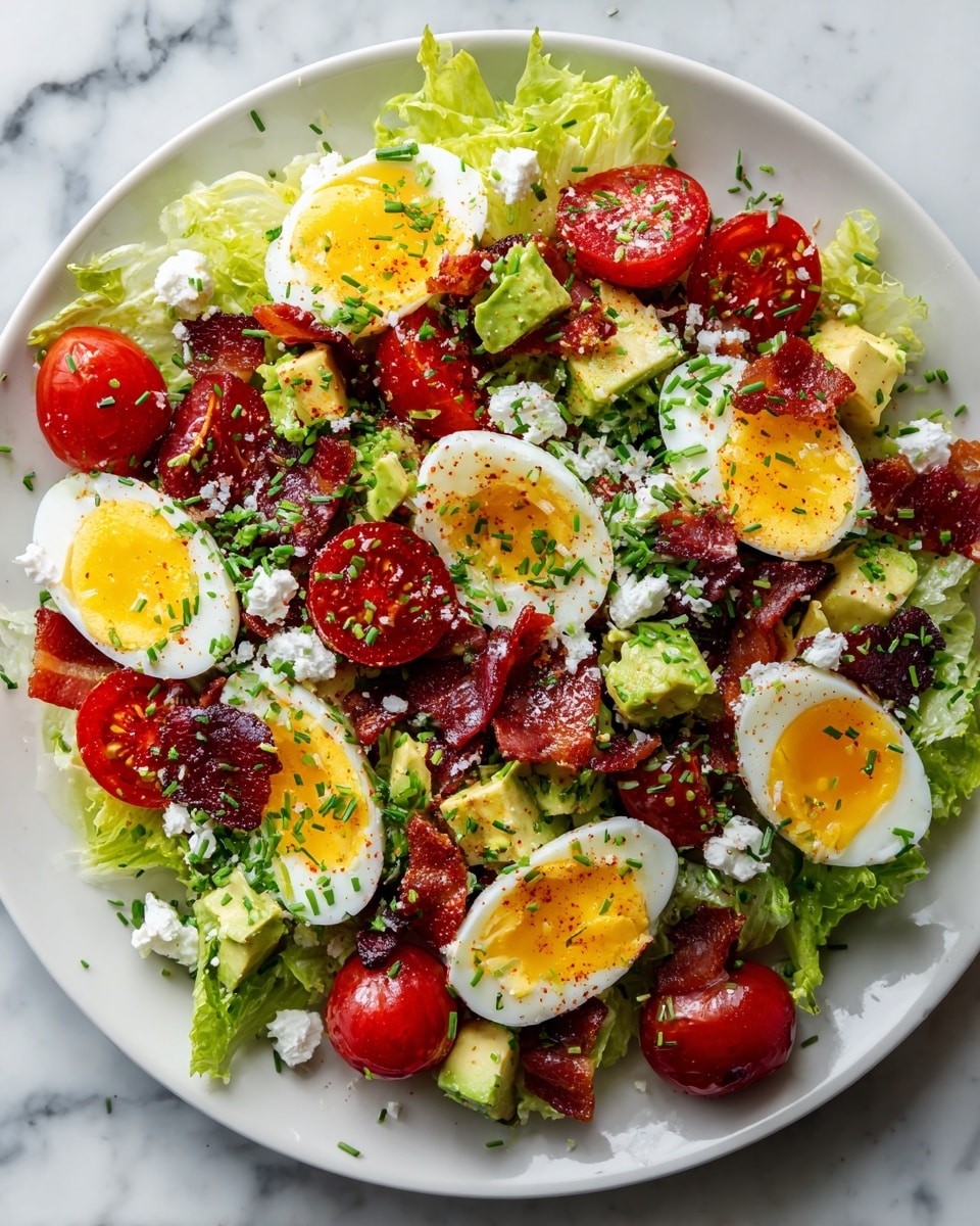 Keto Cobb Egg Salad Recipe - Recipe Image