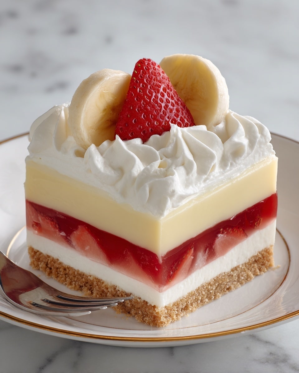 Strawberry Banana Cream Delight Recipe - Recipe Image