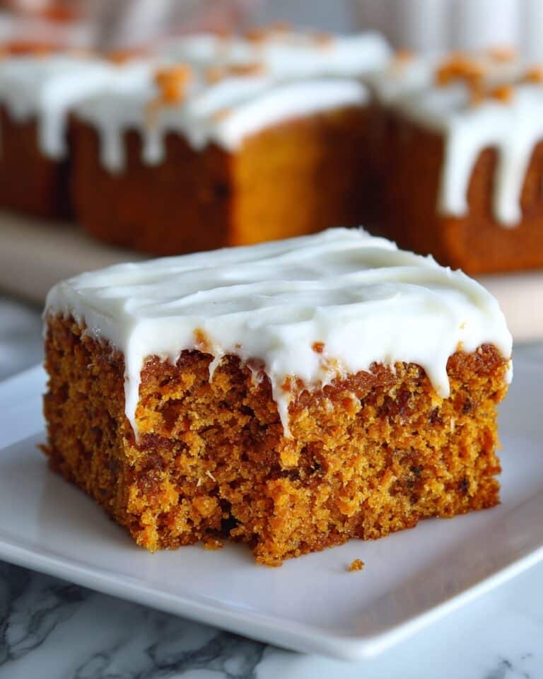 Pumpkin Bars with Cream Cheese Frosting Recipe