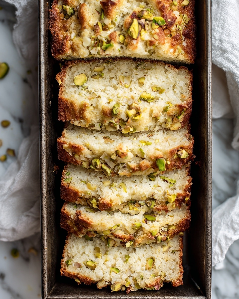 Pistachio Pudding Bread Recipe - Recipe Image