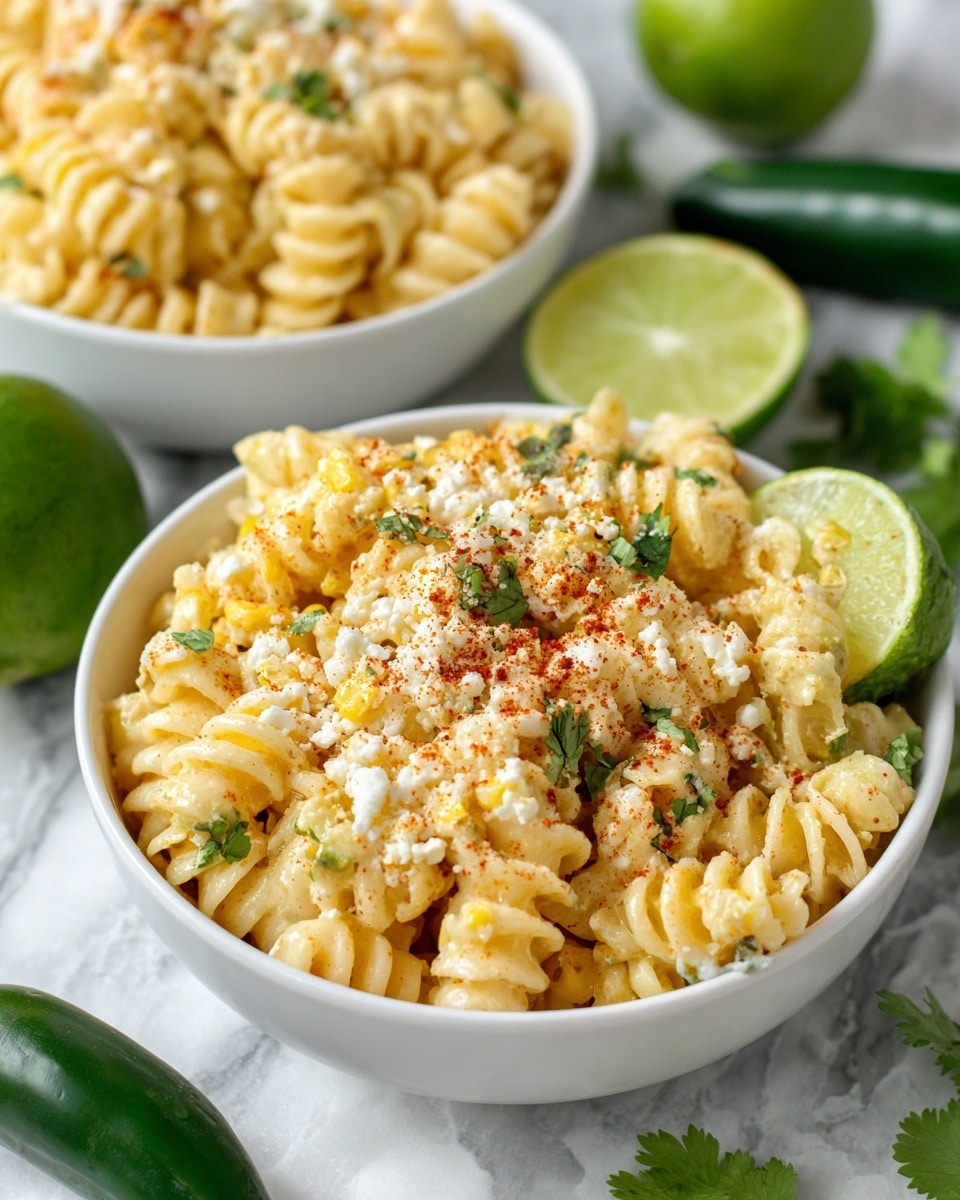 Mexican Street Corn Pasta Salad Recipe - Recipe Image