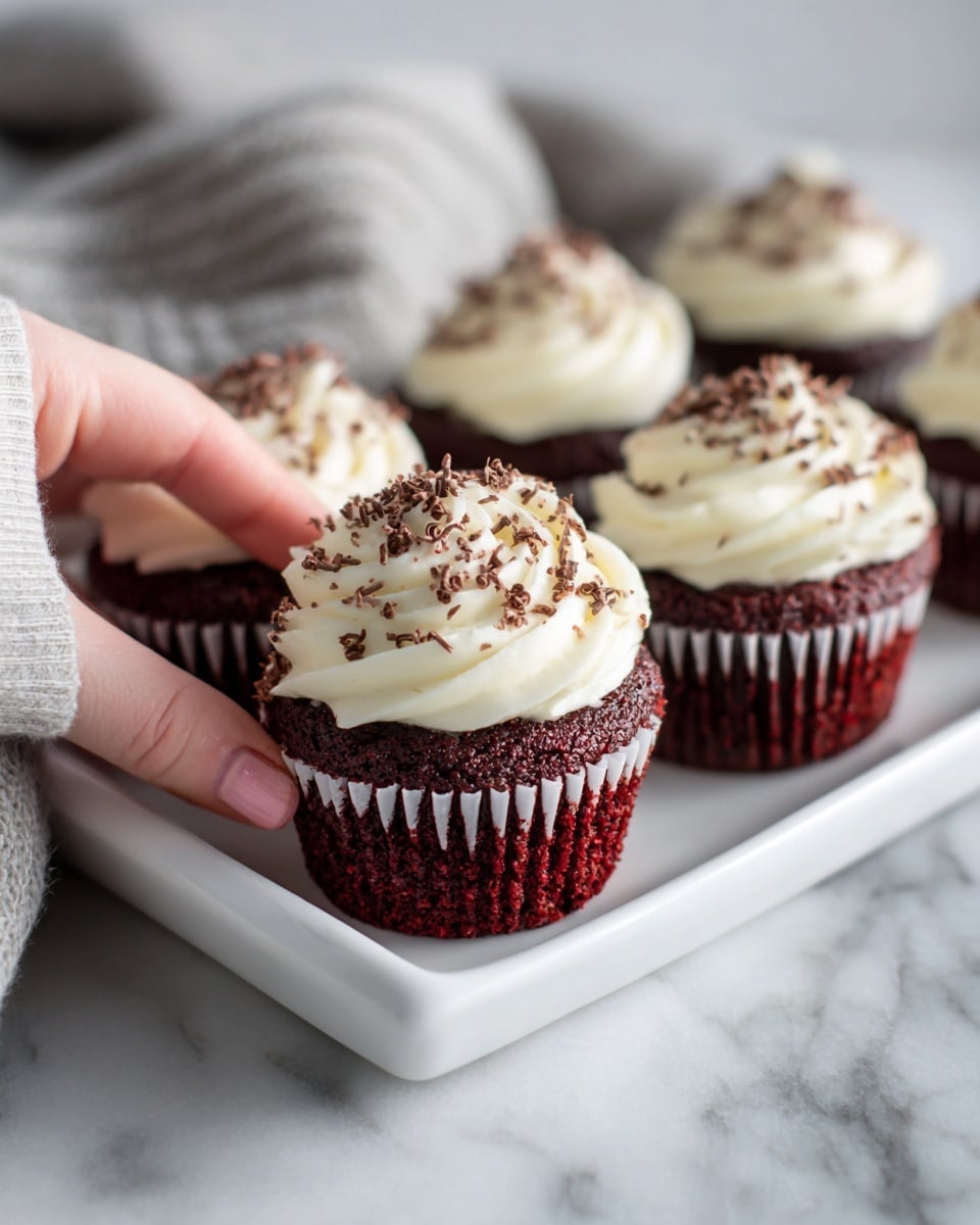 Red Velvet Cheesecake Mini Pies Recipe - Recipe Image
