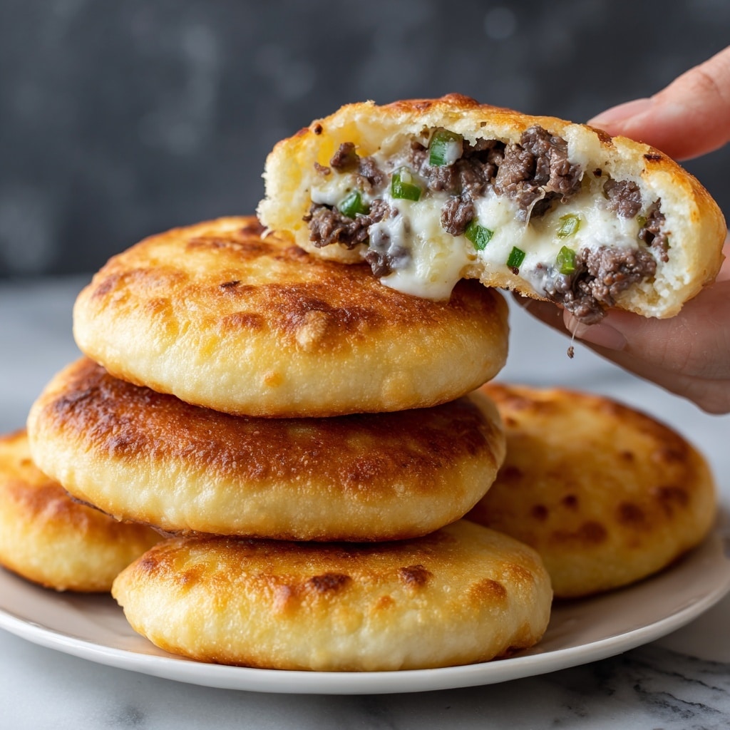 Philly Cheesesteak Stuffed Biscuits Recipe - Recipe Image
