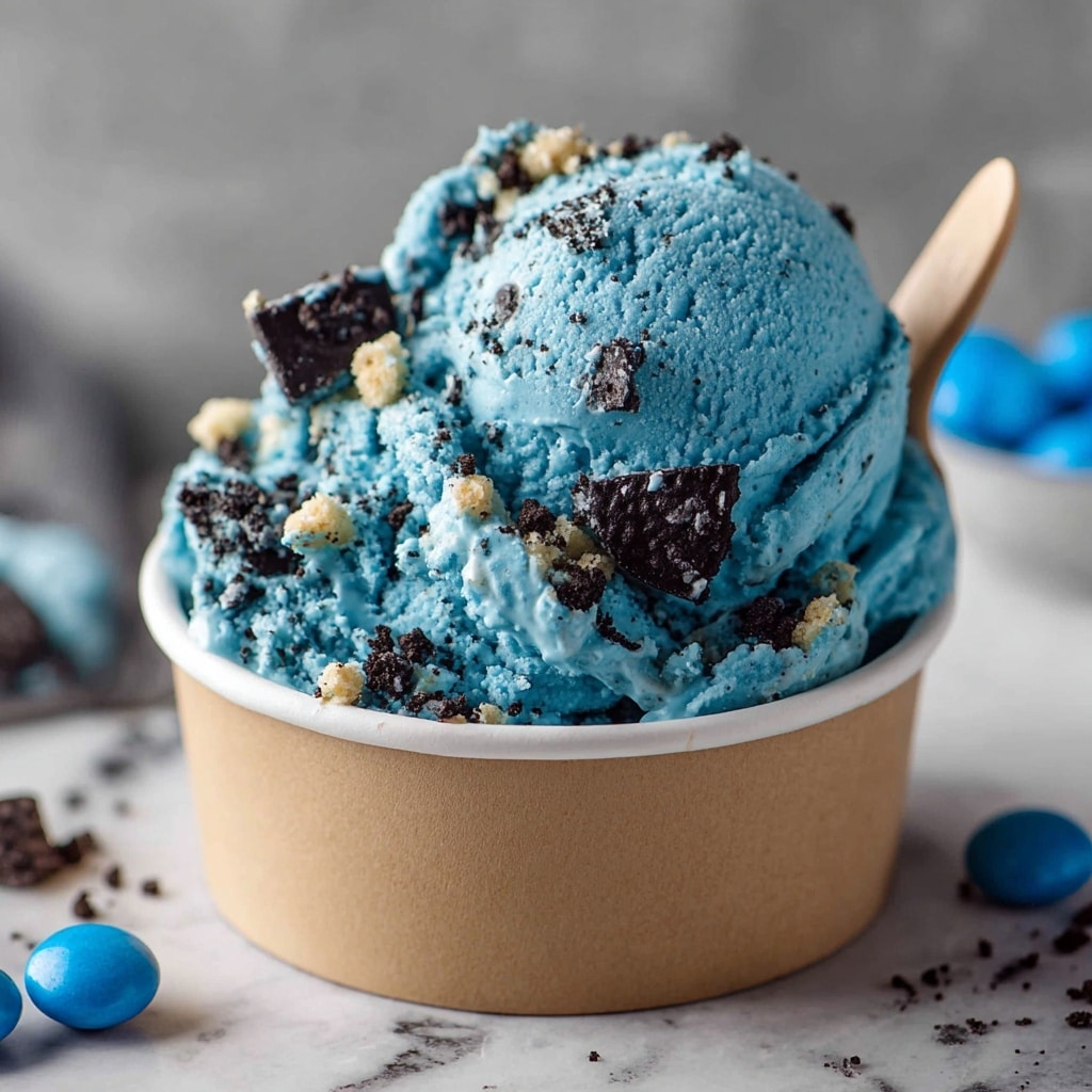 Cookie Monster Edible Cookie Dough Recipe - Recipe Image