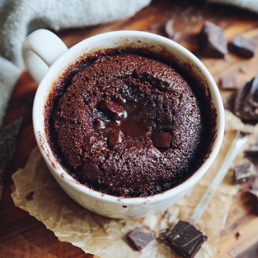 Microwave Brownie in a Mug Recipe - Recipe Image