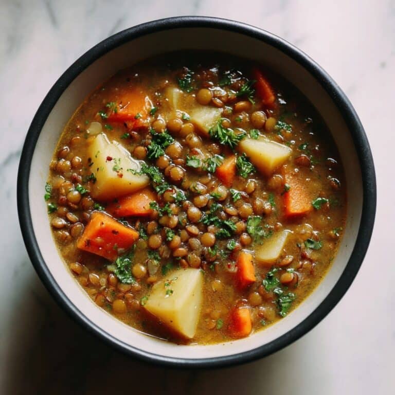 Carrot and Lentil Soup with Smoked Ham Hocks Recipe