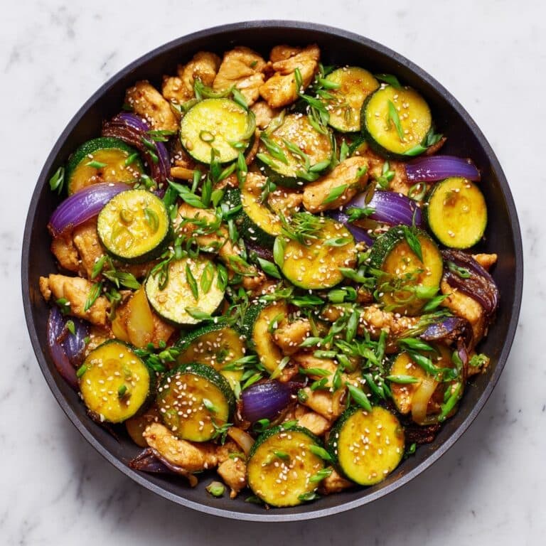 Zucchini Stir Fry with Chicken and Ginger Recipe