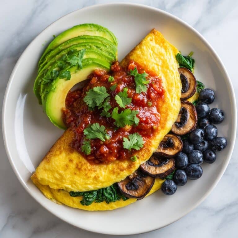 Vegan Mushroom Omelette Recipe