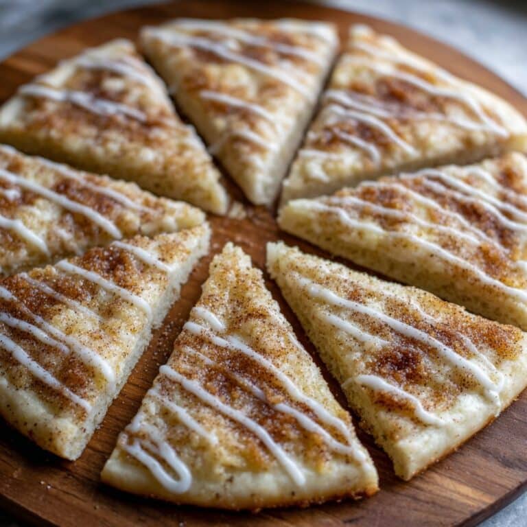 Cinnamon Sugar Pizza Made with Crescent Rolls Recipe