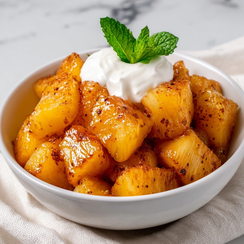 Cinnamon Fried Pineapple Recipe