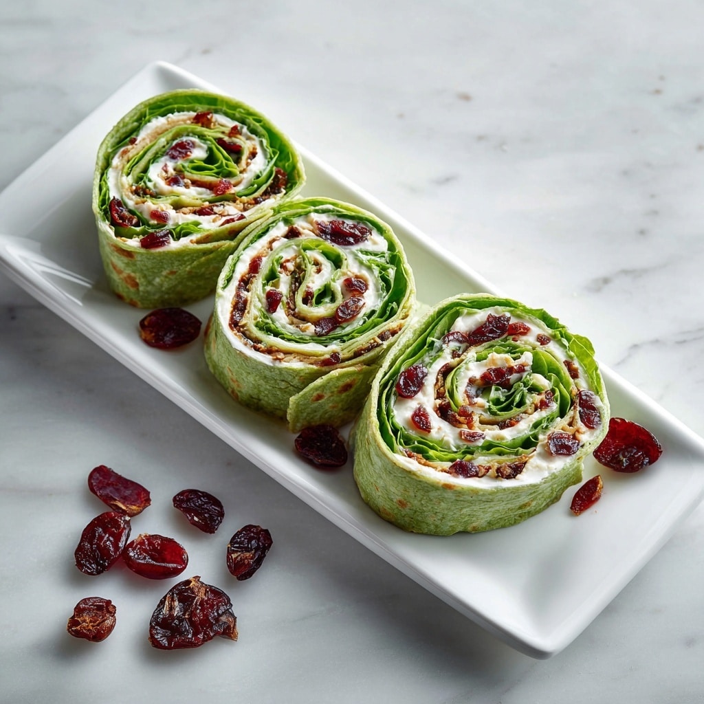 Turkey Cranberry Pinwheels Recipe - Recipe Image