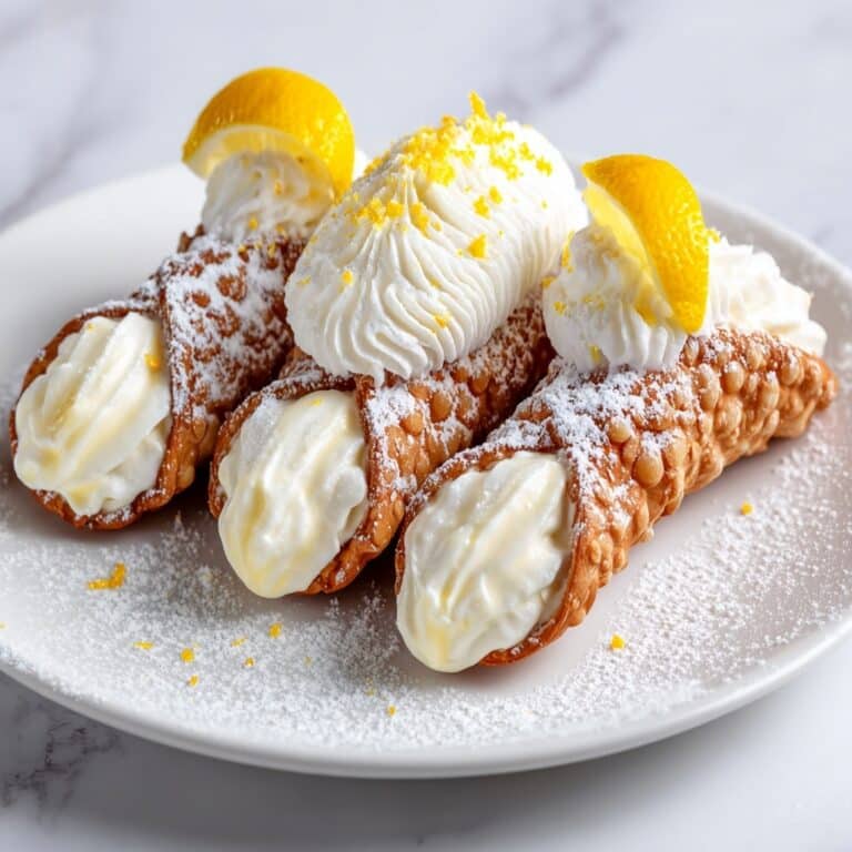 Zesty Lemon Meringue Pie Cannolis Recipe