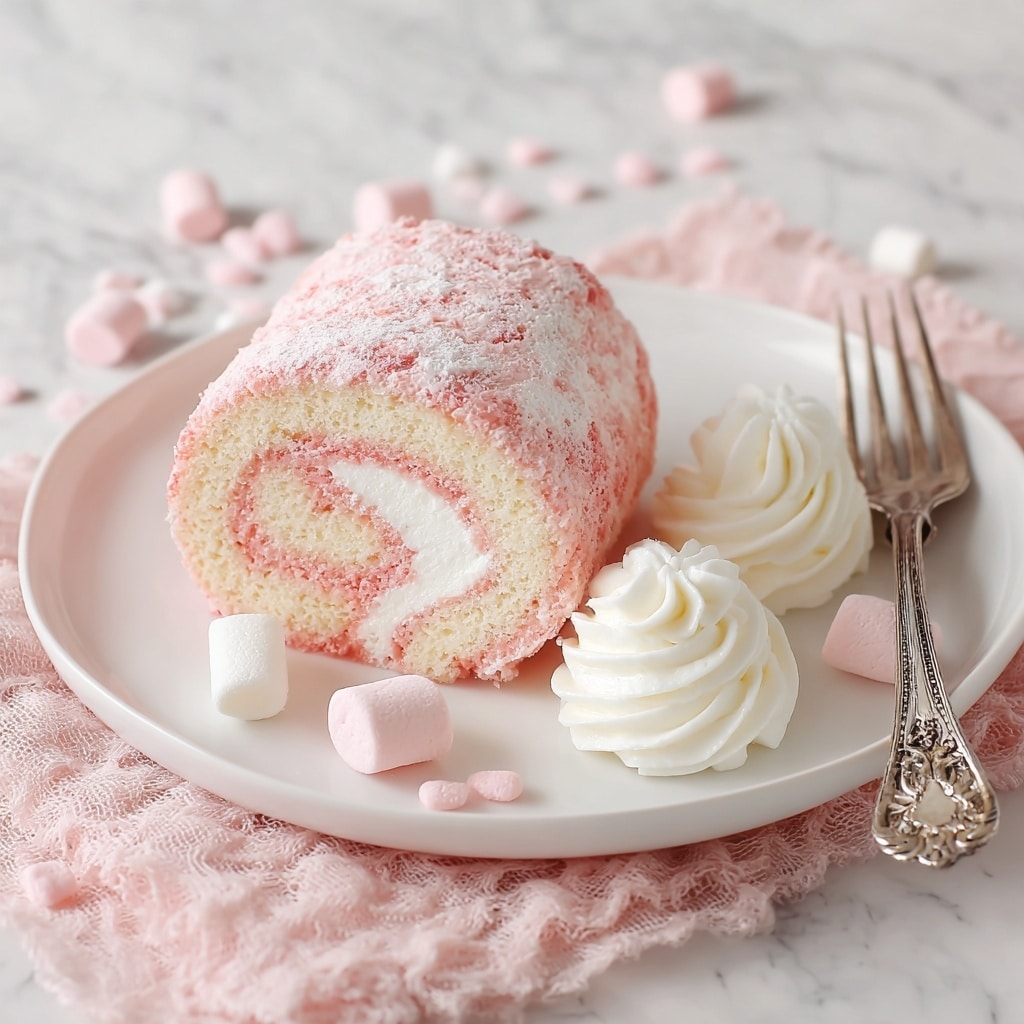 Japanese Cotton Candy Swiss Cake Roll Recipe