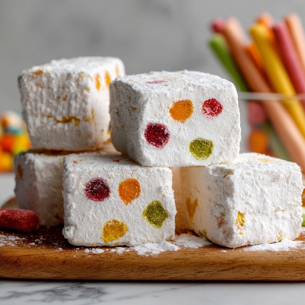 Christmas Gumdrop Nougat Candy Recipe