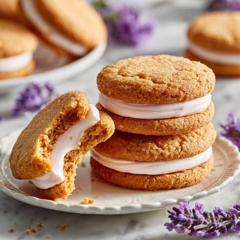 Lemon Lavender Sandwich Cookies Recipe
