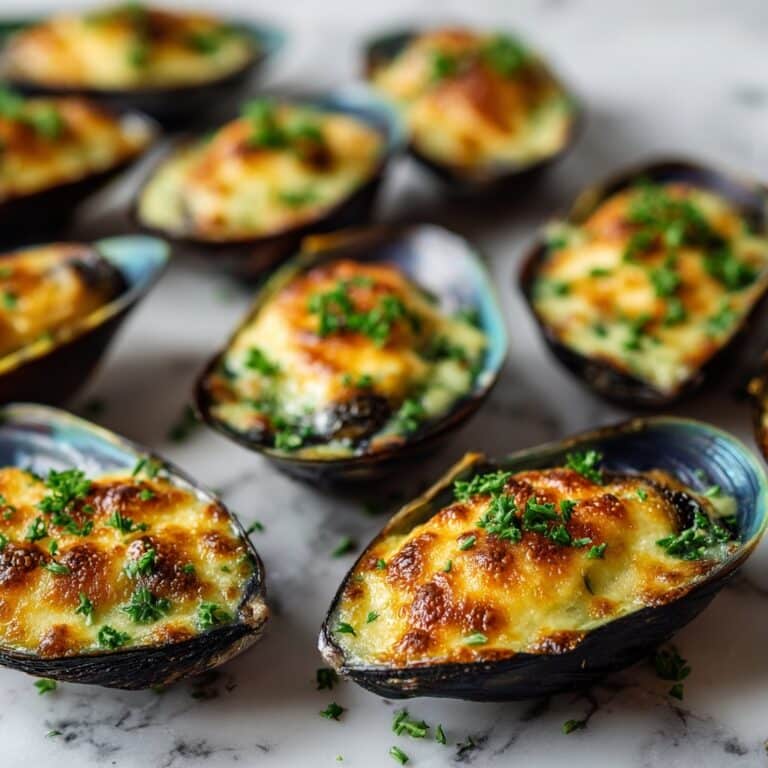 Stuffed Baked Mussels (Baked Tahong) Recipe