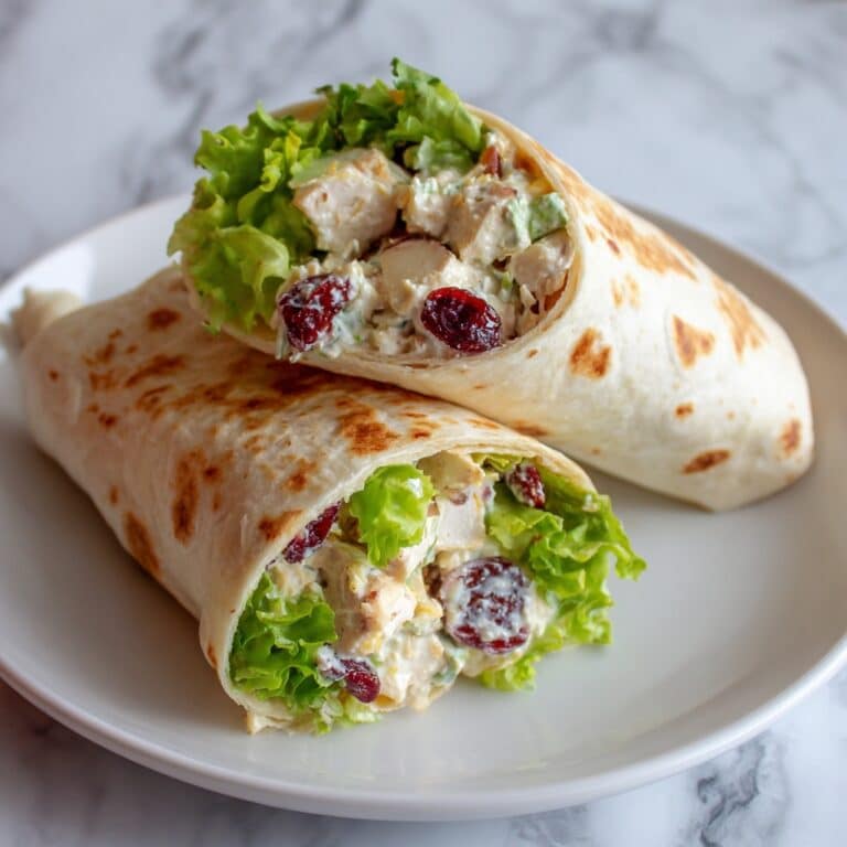 Cranberry Pecan Chicken Salad Wraps Recipe