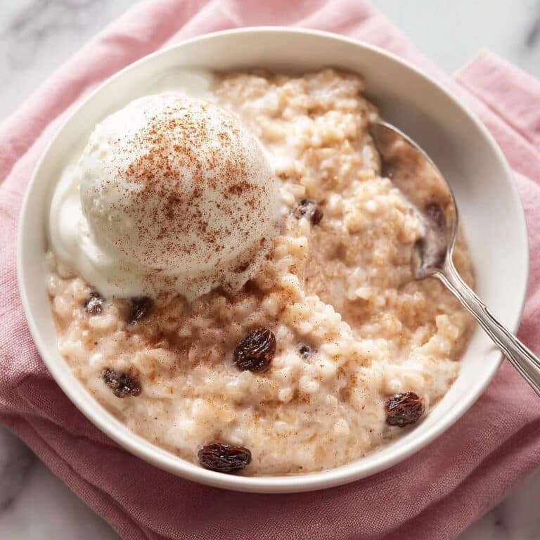 Creamy Rice Pudding with Cinnamon Recipe
